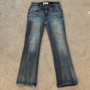 Bike-Stella low-rise bootcut jeans